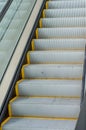 Pedestrian transport Escalator Royalty Free Stock Photo